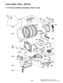 Diagram 3 parts for Lg Washer W3S1CVU2WVS from AppliancePartsPros.com