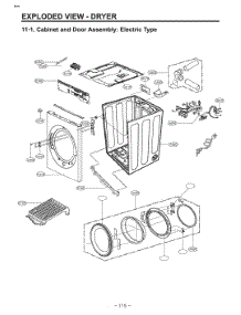 Diagram 2 parts for Lg Washer W3S1CWKBTVM from AppliancePartsPros.com