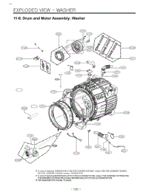 Diagram 5 parts for Lg Washer W3S1CWKBTVM from AppliancePartsPros.com