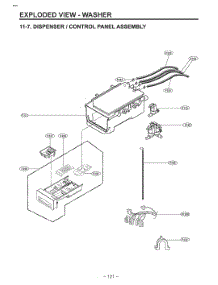 Diagram 7 parts for Lg Washer W3S1CWKBTVM from AppliancePartsPros.com