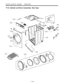 Diagram 2 parts for Lg Washer W3S1CWKBWVM from AppliancePartsPros.com