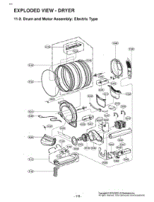 Diagram 3 parts for Lg Washer W3S1CWUBTVM from AppliancePartsPros.com