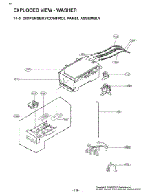 Diagram 6 parts for Lg Washer W3S1CWUBTVM from AppliancePartsPros.com