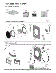Diagram 5 parts for Lg Washer W3S2CVK2EHM from AppliancePartsPros.com