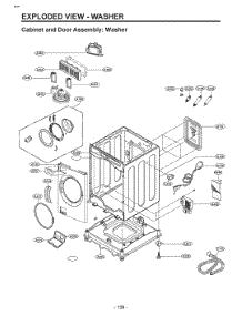 Diagram 4 parts for Lg Washer W3S3CVK2EVS from AppliancePartsPros.com