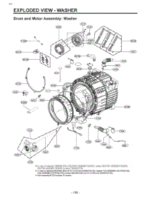 Diagram 5 parts for Lg Washer W3S3CVK2EVS from AppliancePartsPros.com