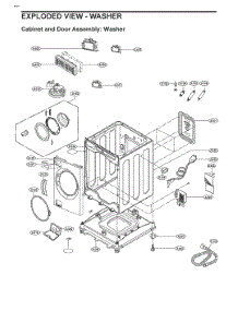 Diagram 4 parts for Lg Washer W3S3CVKV3NS from AppliancePartsPros.com