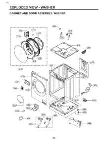 Diagram 6 parts for Lg Washer W4W8LVKKWHM from AppliancePartsPros.com
