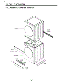 Full Assembly (Washer And Dryer) parts for Lg Washer W4W8LVKKWHM from AppliancePartsPros.com