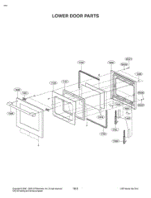 Lower Door Parts parts for Lg Range WCEK6419S from AppliancePartsPros.com