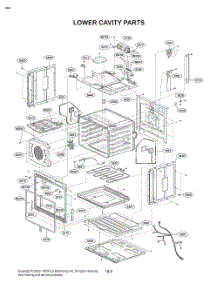 Lower Cavity Parts parts for Lg Wall Oven WCEP6423F from AppliancePartsPros.com