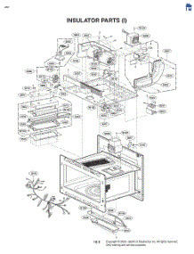Insulator Parts (I) parts for Lg Wall Oven WCEP6427F from AppliancePartsPros.com