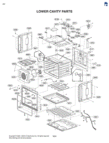 Lower Cavity Parts parts for Lg Wall Oven WCEP6427F from AppliancePartsPros.com