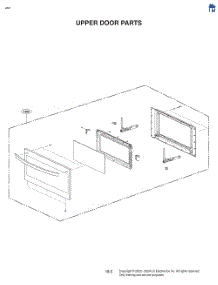 Upper Door Parts parts for Lg Wall Oven WCEP6427F from AppliancePartsPros.com