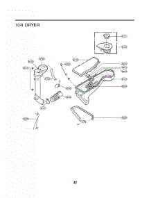 Dryer parts for Lg Washer WD-12430RDG from AppliancePartsPros.com