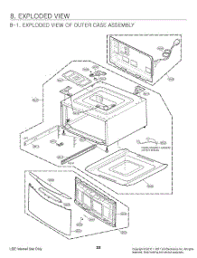 Outer Case Assembly parts for Lg Washer WD200CB from AppliancePartsPros.com