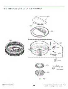 Tub Assembly parts for Lg Washer WD200CB from AppliancePartsPros.com