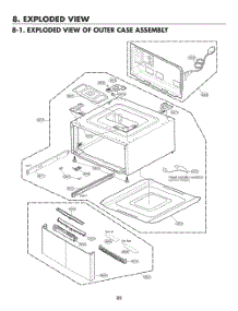 Outer Case Assembly parts for Lg Washer WD300CW from AppliancePartsPros.com