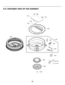 Tub Assembly parts for Lg Washer WD300CW from AppliancePartsPros.com