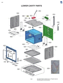 Lower Cavity Parts parts for Lg Range WDEP9421S from AppliancePartsPros.com