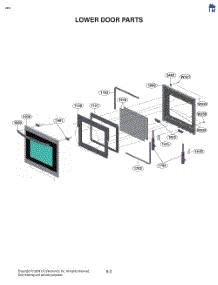 Lower Door Parts parts for Lg Range WDEP9421S from AppliancePartsPros.com