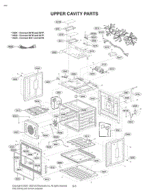 Lower Door Parts parts for Lg Range WDEP9423D from AppliancePartsPros.com