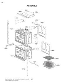 Upper Cavity Parts parts for Lg Range WDEP9423D from AppliancePartsPros.com