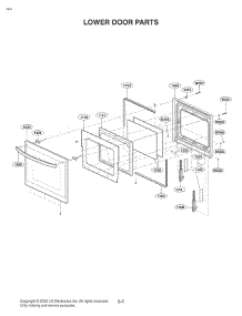 Door Parts parts for Lg Range WDEP9423F from AppliancePartsPros.com