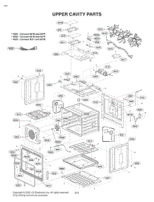 Lower Door Parts parts for Lg Range WDEP9423F from AppliancePartsPros.com