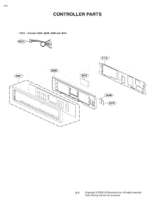 Upper Door Parts parts for Lg Range WDEP9423F from AppliancePartsPros.com