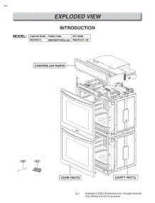Door Parts parts for Lg Range WDEP9427F from AppliancePartsPros.com