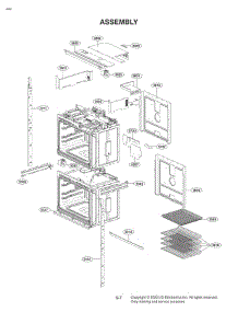 Section 7 parts for Lg Range WDEP9427F from AppliancePartsPros.com