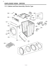 Section 2 parts for Lg Washer Dryer Combo WKEX200HGA from AppliancePartsPros.com