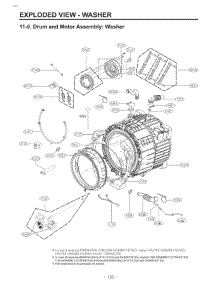 Section 5 parts for Lg Washer Dryer Combo WKEX200HGA from AppliancePartsPros.com