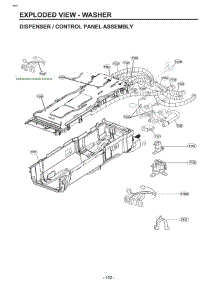 Dispenser  /  Control Panel Assembly parts for Lg Washer Dryer Combo WKEX300HBA from AppliancePartsPros.com