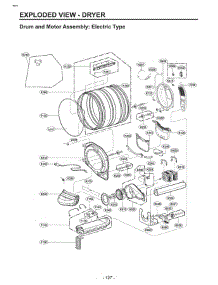 Drum And Motor Assembly parts for Lg Washer Dryer Combo WKEX300HBA from AppliancePartsPros.com