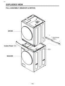 Section 1 parts for Lg Washer Dryer Combo WKEX300HBA from AppliancePartsPros.com