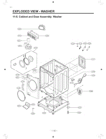Section 4 parts for Lg Washer Dryer Combo WKGX201HGA from AppliancePartsPros.com