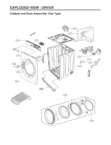 Section 2 parts for Lg Washer Dryer Combo WKGX301HBA from AppliancePartsPros.com