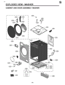 Diagram 6 parts for Lg Washer Dryer Combo WKHC152HWA from AppliancePartsPros.com