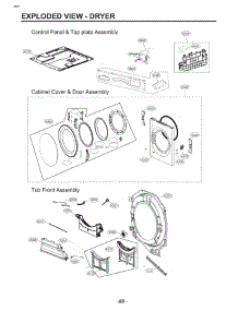 Section 2 parts for Lg Washer Dryer Combo WKHC202HBA from AppliancePartsPros.com