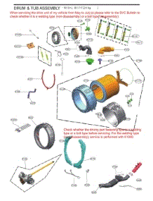Drum & Tub Assembly parts for Lg Washer Dryer Combo WKHC252HWA from AppliancePartsPros.com