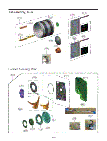 Tub Assembly, Drum parts for Lg Washer Dryer Combo WKHC252HWA from AppliancePartsPros.com