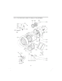 Drum & Tub Assembly parts for Lg Washer WM1385HW from AppliancePartsPros.com