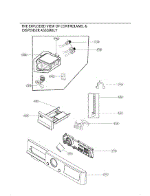 Section 2 parts for Lg Washer WM1455HVA from AppliancePartsPros.com