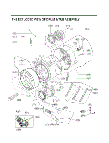 Section 3 parts for Lg Washer WM1455HVA from AppliancePartsPros.com
