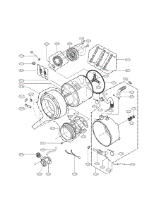 Drum And Tub Parts parts for Lg Washer WM2050CW/00 from AppliancePartsPros.com