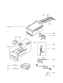Dispenser Part parts for Lg Washer WM2050CW/00 from AppliancePartsPros.com