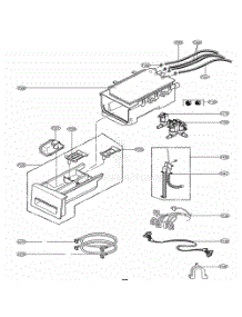 Dispenser Assembly parts for Lg Washer WM2350HSC from AppliancePartsPros.com