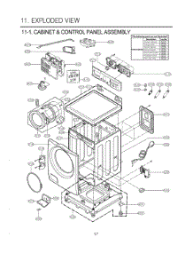 Exploded View parts for Lg Washer WM2550HRCA from AppliancePartsPros.com